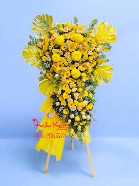 Kệ Hoa Chúc Mừng Golden Wings KT202