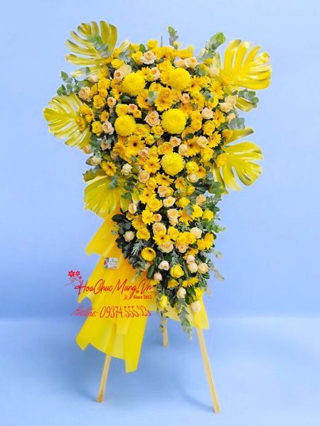 Kệ Hoa Chúc Mừng Golden Wings KT202