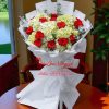 Bó Hoa Tú Cầu Mixed Hoa Hồng Đỏ BM207