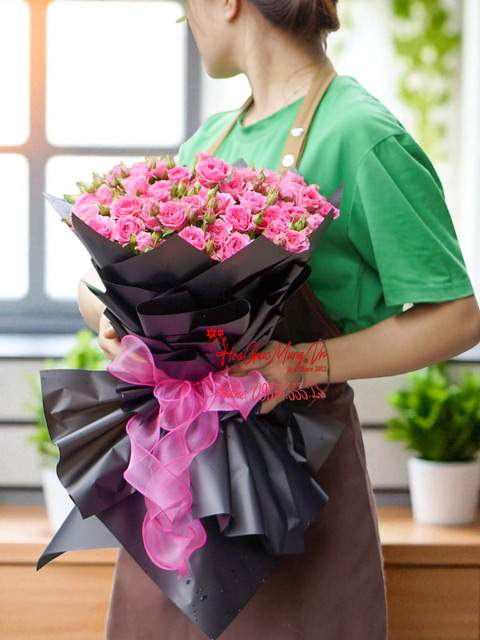 Bó Hoa Hồng Tỉ Muội Cao Cấp BM204