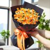 Bó Hoa Hồng Tỉ Muội Cam Cao Cấp BM202