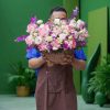 Giỏ Hoa Hồng Chúc Mừng HG212