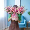 Giỏ Hoa Hồng Chúc Mừng HG206