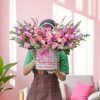 Giỏ Hoa Hồng Chúc Mừng HG206