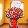 Bình Hoa Hồng Đỏ Pháp Siêu Sang LUX028